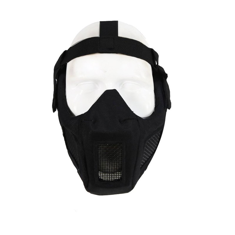 HTUK® Airsoft Tactical Half Face Mask V5 Conquerors Mask (Ear