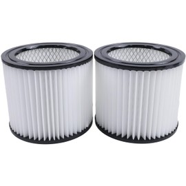 LSSOCH 2 filtros 903-98 9039800 903-98-00 90398 compatibles con Shop-Vac aspiradora húmedo/seco H87S550A 587-24-62 E87S450 587-04-00 286-00-10 962-1 5-00 394-20-00 Soporte de pared 394-20-00 SP650C