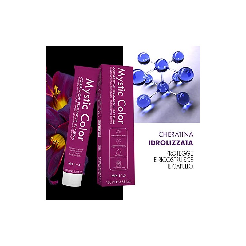 Mystic Colour Permanent Cream Dye with Argan Oil and Marigold