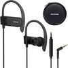 MOXKING Wired Earphone with Microphone Volume Control Ear Hook and