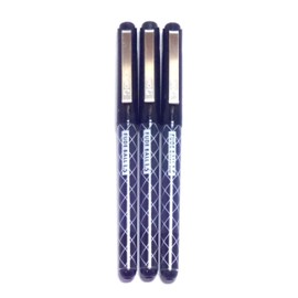 OHTO Fude Ballpoint Pen Extra Bold, 1.5mm, black ink, 3 pens per Pack (Japan import) [Komainu-Dou Original Package]