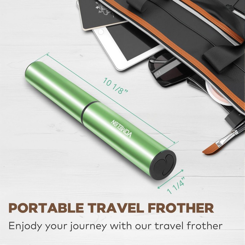 Rechargeable Milk Frother, Electric Coffee Foamer, Handheld Drink Mixer for