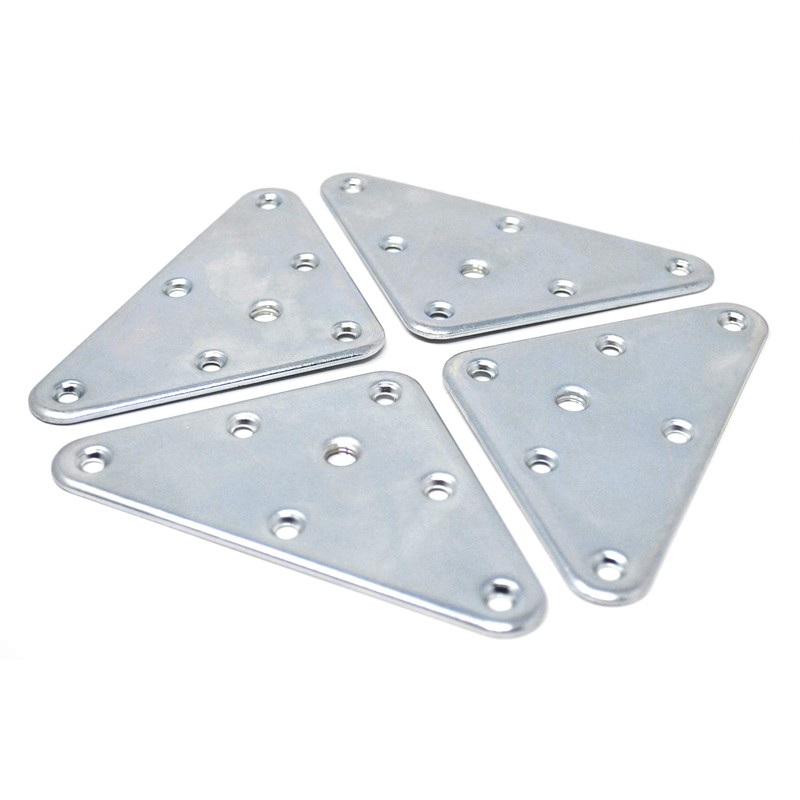 Design61 Set of 4 Mounting Plates for Furniture Feet with