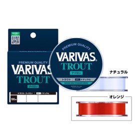 VARIVAS Trout Nylon 328.4 ft (100 m) Orange 2.5 lb (0.6 mm)