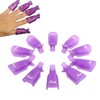 Lowpricenice(TM)10PC Plastic Nail Art Soak Off Cap Clip UV Gel