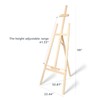 Nian Feng Easel Stand for Painting, Wooden Easel for Painting