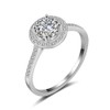 Aprilery CZ Engagement Rings Size 7