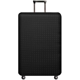 GOXUNYUAN Suitcase Protective Covers - Luggage Elastic Spandex Suitcase Protector Cover Washable Luggage Cover S/M/L/XL, black, Plain