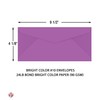 Colored #10 Envelopes - 50 Envelopes (Purple Grape)