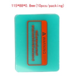 Unifizz Welding Helmet Cover Lens Outside Protective Lens Filter Covers 115 x 88 x 0.8mm Replacement Lens Clear Cover Lens for Solar Auto Darkening Welding Helmet 10 PCS