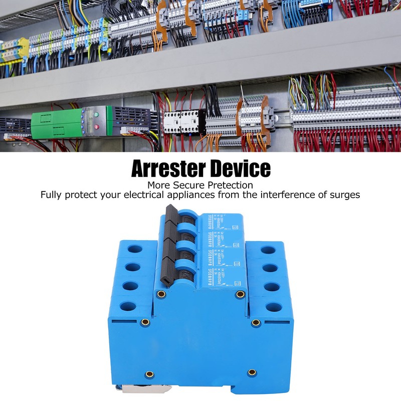 Voltage Surge Arrester Home Flame Retardant Protector SPD 4p LTSCB40KA