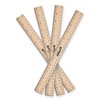 Rulers 4 Pack - Rulers 12 Inch, Wood Ruler with