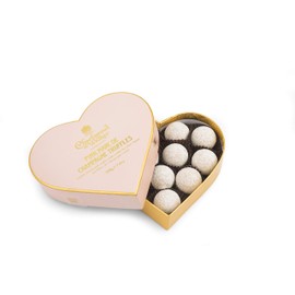 Charbonnel et Walker Pink Marc de Champagne Truffles in Heart Shaped Box 200 g