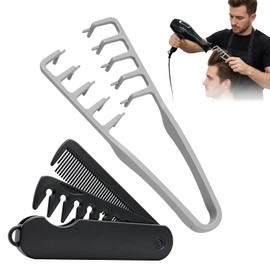 KEUF Peine Texturizador  2 piezas, para hombre y mujer, volumen y textura                                                                             