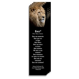 Spanish Inspirational Bookmark with Encouraging Inspirational Poem (You are) | Marcador en Español con Poema Alentador (Eres) (Female, Pack of 4)
