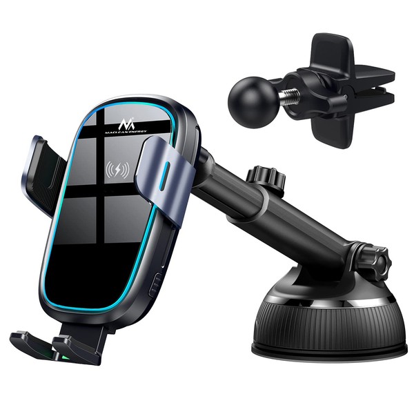 Maclean MCE129 Qi Induction Charger Car Mount Mobile Phone Holder