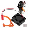 540 550 Engine Cooling Fin Heatsink with Fan 25*25MM/30*30MM 5V