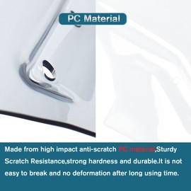 Midimttop Motorcycle WindScreen Windshield Windproof Protector Flyscreen Pare-brise Shield Screen compatible with G310GS G 310GS G 310 GS Accessories 2017 2018 2019 2020 2021 2022 2023 2024(Clear)