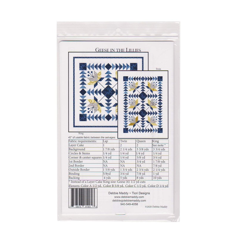 Calico Carriage Quilt Designs Geese in The Lillies Pattern, 6