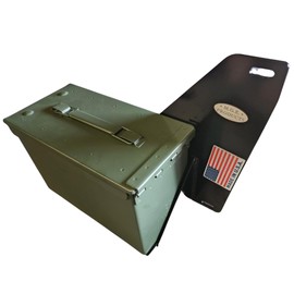 M.G.E. Products Premium USA-Made Tool Storage Box for Kioti Model CK2610 or KL4030 - Quick Installation, Durable Steel, Side-Mount, Ammo Can Included.