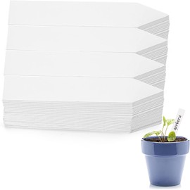 Foraineam 1000 piezas 10 cm etiquetas para plantas etiquetas de plástico para vivero etiquetas de jardín etiquetas para macetas estacas de jardín