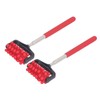 2pcs Telescopic Back Massage Roller Stainless Steel Rolling Back Massager