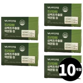 Living Factory H Partner Panax chinensis extract Macmundong Premium 60 tablets, 5 units / 삼백초추출물 맥문동 프리미엄 60정, 5개