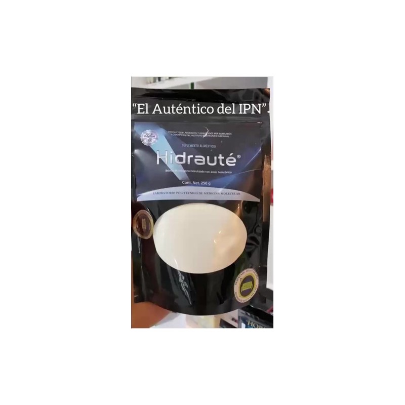 Colágeno Hidrolizado Hidraute, Original I P N, 3 B. 250g