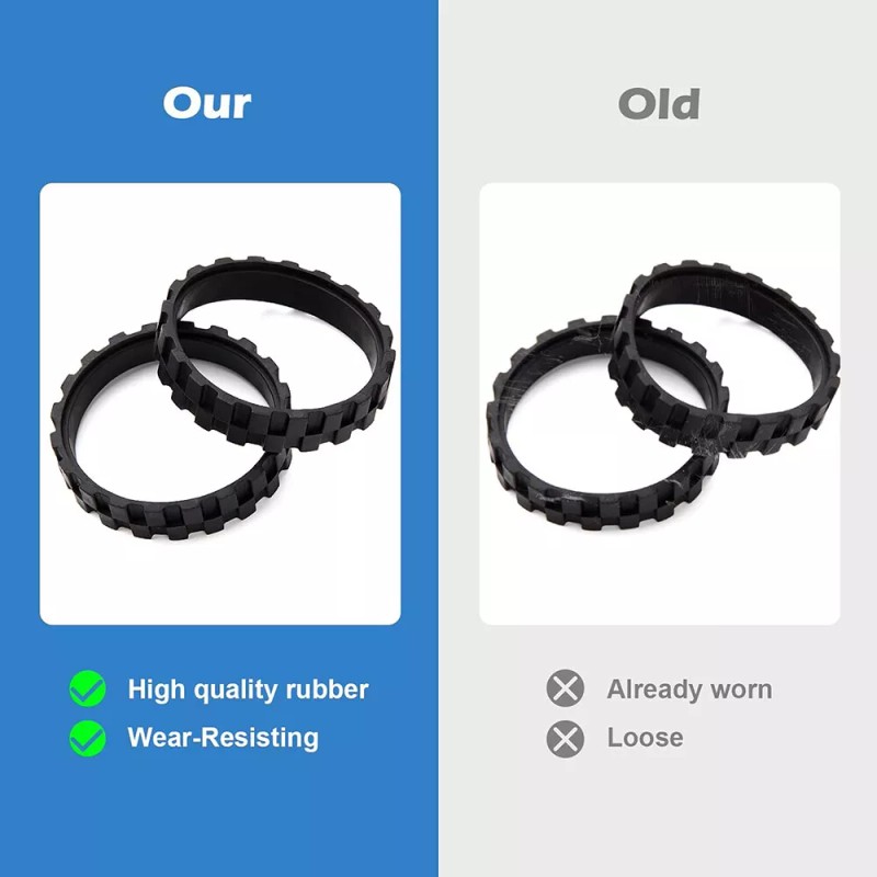 Suitable for Irobot Sweeping Robot Tires 5/6/7/8/9/I7 S9+ 4X For
