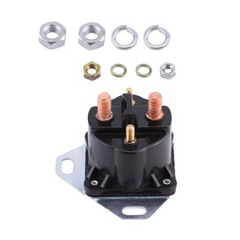 12V Glow Plug Starter Relay-7.3 Glow Solenoid - Glow Plug Switch, Black Metal Glowplug Relay Solenoid for Ford F-Series E-Series Excursion 7.3L Power Stoke
