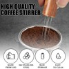 Espresso Coffee Stirrer Coffee Brush, Espresso Distribution Tools with 6