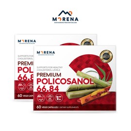 Morena Premium Policosanol 66.84mg 60 tablets x 2 / 모레나 프리미엄 폴리코사놀 66.84mg 60정X2개