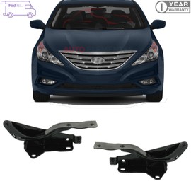 New Front Left Driver & Right Passenger Side Hood Hinge For 2011-2015 Hyundai Sonata Direct Replacement 791203S000 791103S000