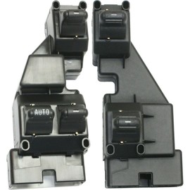 Eohfsxk 2pcs Power Door Window Control Switch Front Left Driver and Right Passenger Side Truck for Dakota 1999-2000 for Ram 1500 1999-2001 for Ram 2500/3500 1999-2002 for Ram 3500 1999-2002