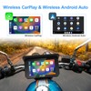 FancyTiger Motorcycle Carplay & Motorcycle Android Auto, 5 Inch IPS
