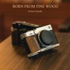 Fuji X-E5 Mounting Base Plate with Wood Grip, Black (TA-T91-WG-B)