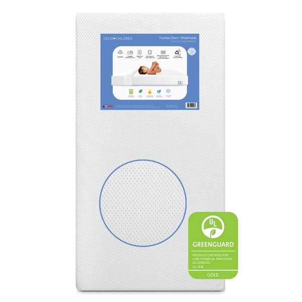 Delta Children Delta Children Twinkle Stars Breathable Baby Bed Crib