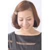 VingTAINE H-609 Small Pearl Square Mini Vance Clip Hair Clip