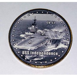 Navy USS Independence CV-62#42 Military Honor Challenge Coin