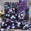 Vnaaem 12 Pcs Birthday Wrapping Paper Galaxy Space Gift Wrap