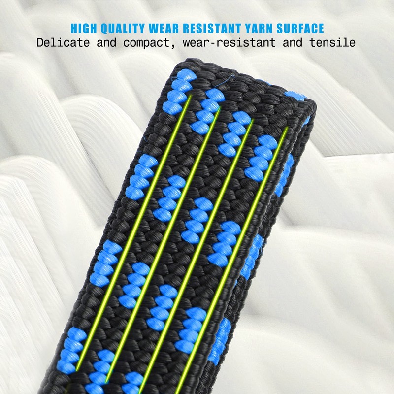 MOLADRI Heavy Duty Adjustable Bungee Cords with Double Hooks Set,80"