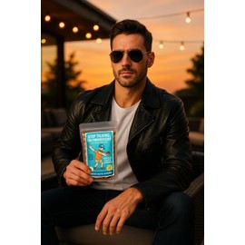 Stop Talking Dad I'm Embarrassed Roasted Almonds - Funny Father's Day Gift from Son or Daughter, Salty Snack Gift for Dad, Birthday Gag Gift for Men, Stocking Stuffer for Dad, Made in USA