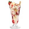 AIOS Unbreakable Polycarbonate Sundae Desert/Ice Cream Sundae Glass. Capacity 340ml.