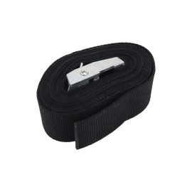 Sydien 5Pcs Black Nylon Utility Straps 1" x 78.74" Straps with Heavy Duty Cam Lock Buckles for Backpacking,Outdoor Activities