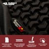 Rugged Ridge Rear Floor Liners Universal Fit | All-Terrain, Black