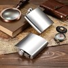Honeydak 10 Pcs 6 oz Hip Flask for Liquor Stainless