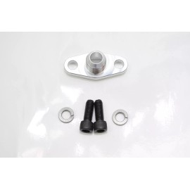1320 Billet CNC Turbo OIL DRAIN FLANGE: T3/T4 - 10MM / 3/8" BOLT Borg Warner
