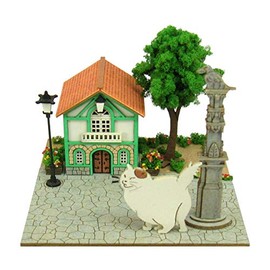 Sankei MP07-63 Studio Ghibli Mini Cat Return Muta and Cat Office Non-Scale Papercraft