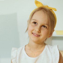 DZON Sterling Silver with Yellow Gold Plating 1/20Ct TDW Diamond Studded Initial Charms Alphabet D Pendant Necklace for Women (I-J, I2)