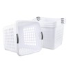 Eagrye 2 Bushel/70 L Large Ultra Square Laundry Basket, Plastic